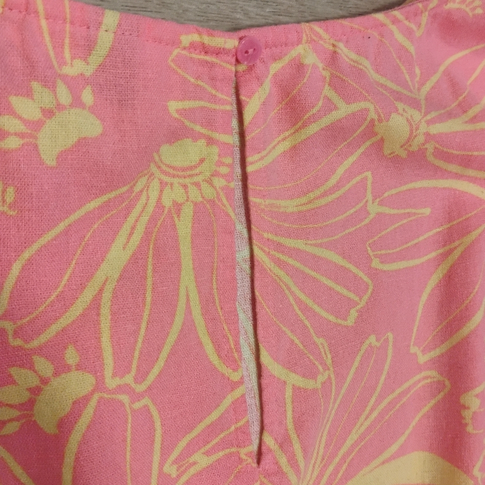 Balloon Long Sleeve Mini A-Line Dress - Pink Floral XXL - Picture 7 of 11
